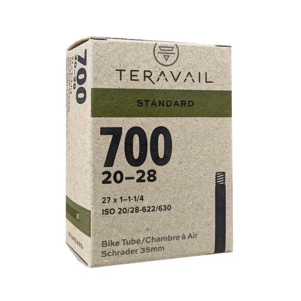 Teravail Presta Valve Inner Tube - 700 x 20-28mm/40mm Presta Valve