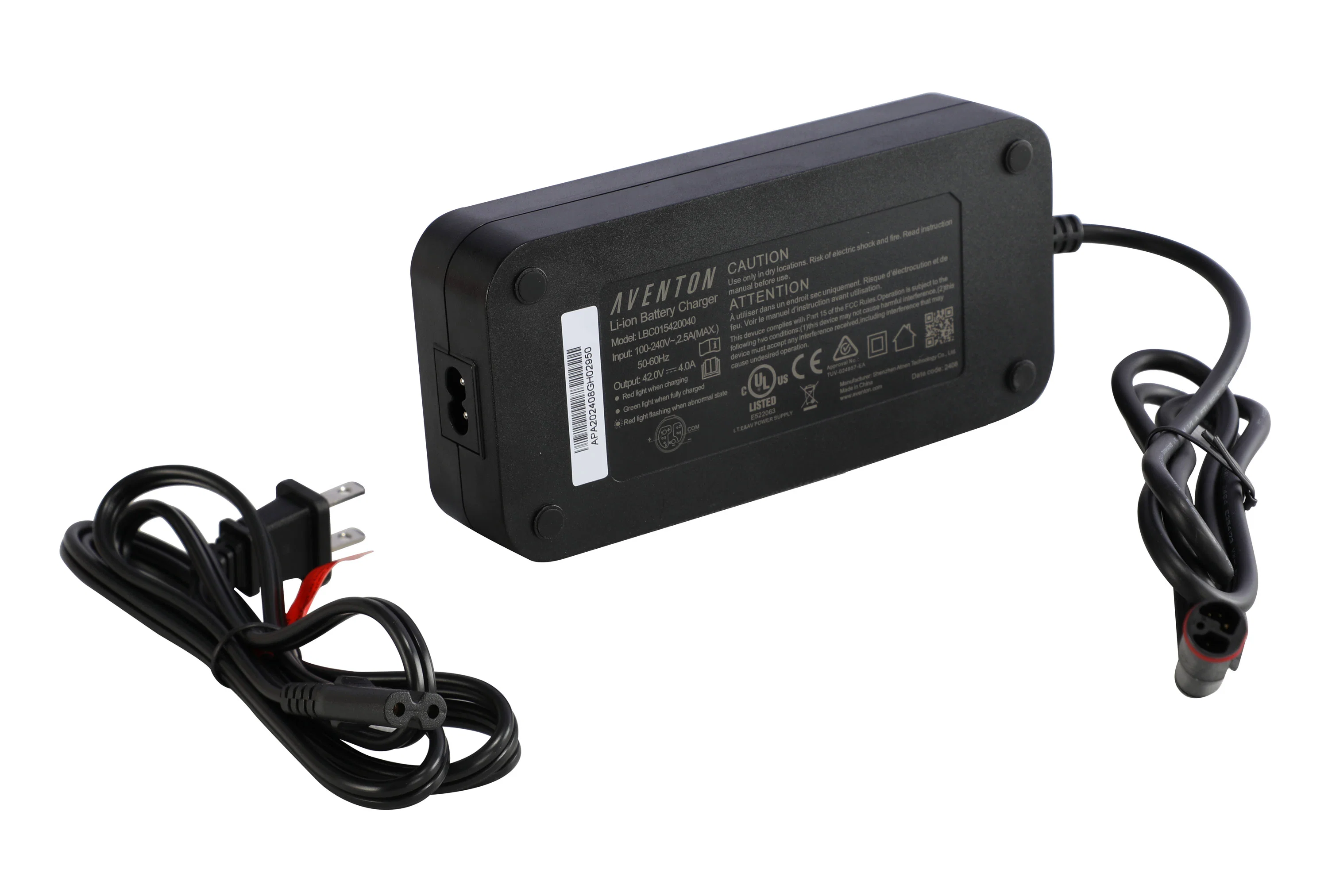 Aventon Battery Charger - Abound SR / Abound LR / Level 3 / Level 4 REC / Level 4 ADV / Pace 4 / Pace 5 REC / Aventure 3 / Aventure M / Soltera 3 - Image 6